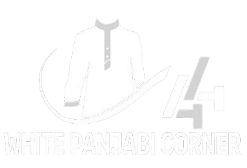 44 White Panjabi Corner